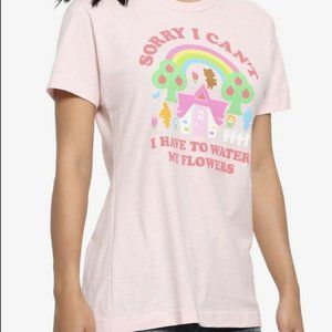 NWT Nintendo Animal Crossing Water My Flowers Pink